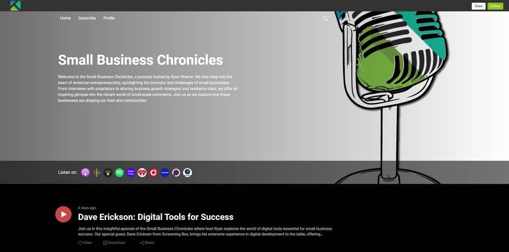Decorative image for  Guest Podcast - The Small Business Chronicles